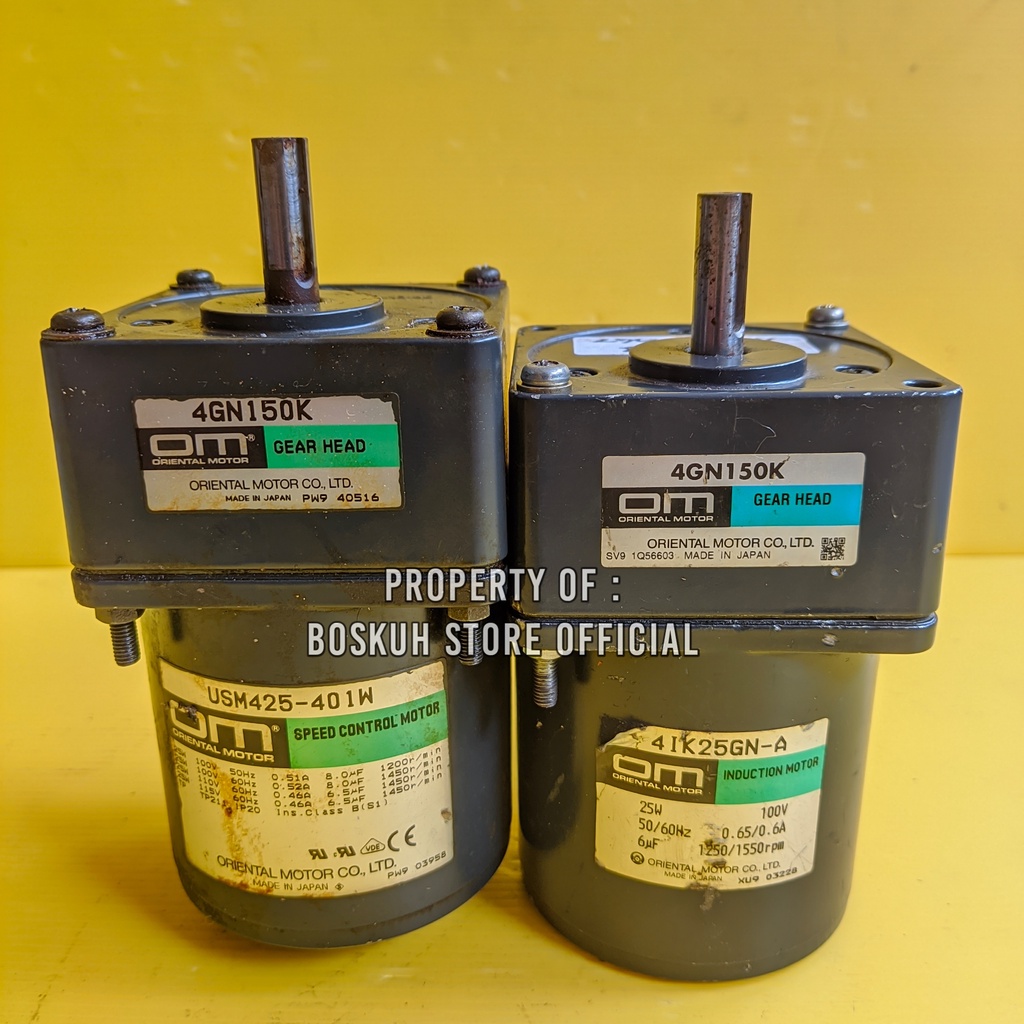 Jual Ac Motor Gearbox W V Ratio Rpm Oriental Motor Shopee Indonesia