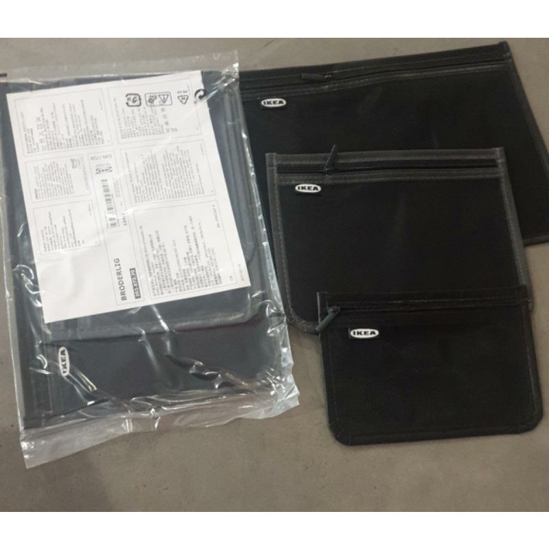 Jual IKEA POUCH SET ISI 3pc Shopee Indonesia