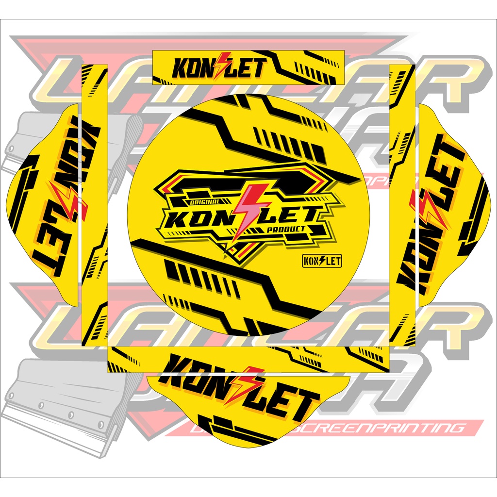 Jual Stiker Sangkar Burung Lovebird KONSLET Decal Tebok Love Bird ...