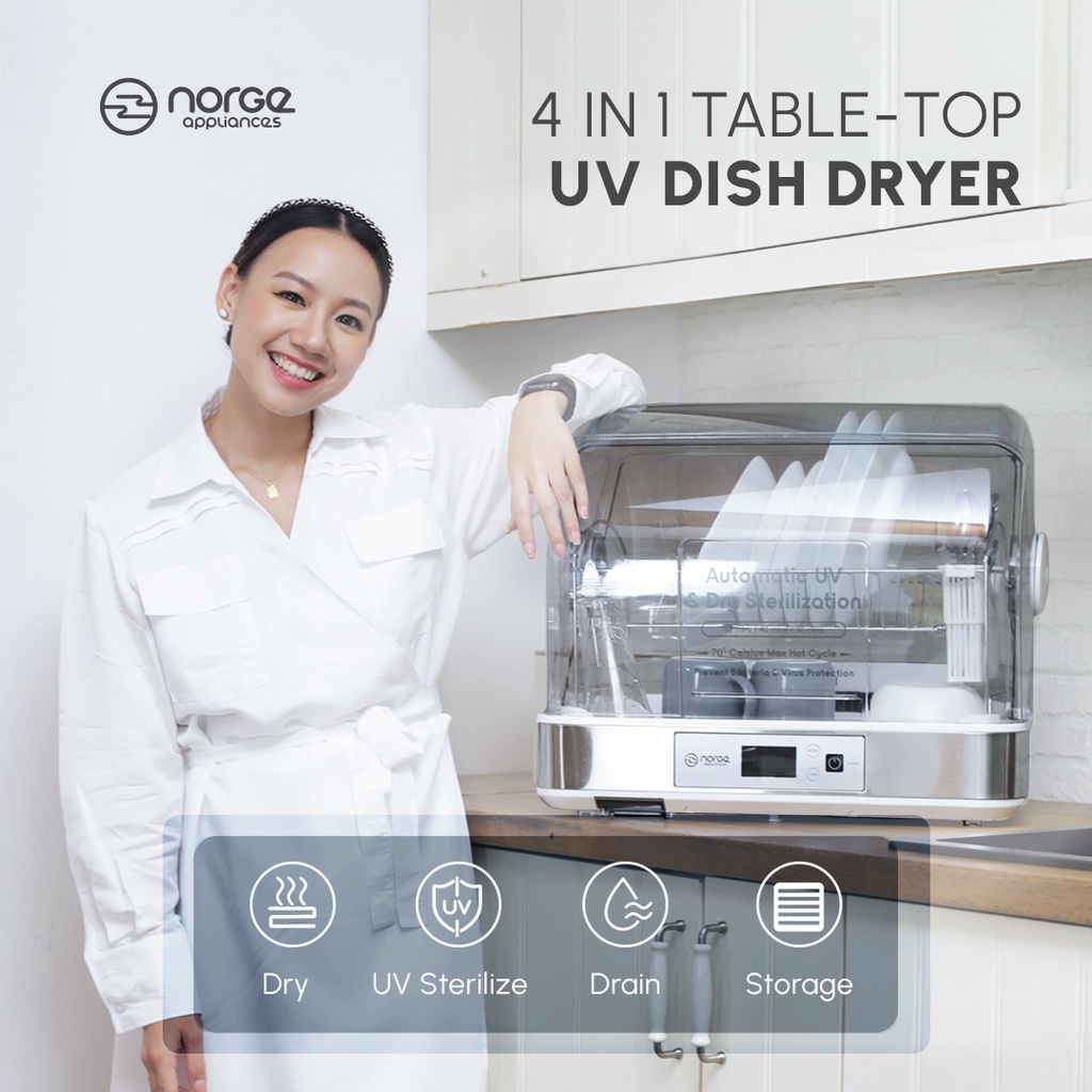 Jual 4 in 1 Tabletop UV Dish Dryer 45L 350W (NGDD48UV