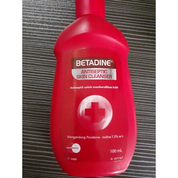 Jual Betadine antiseptic skin cleanser 100 ml Shopee Indonesia