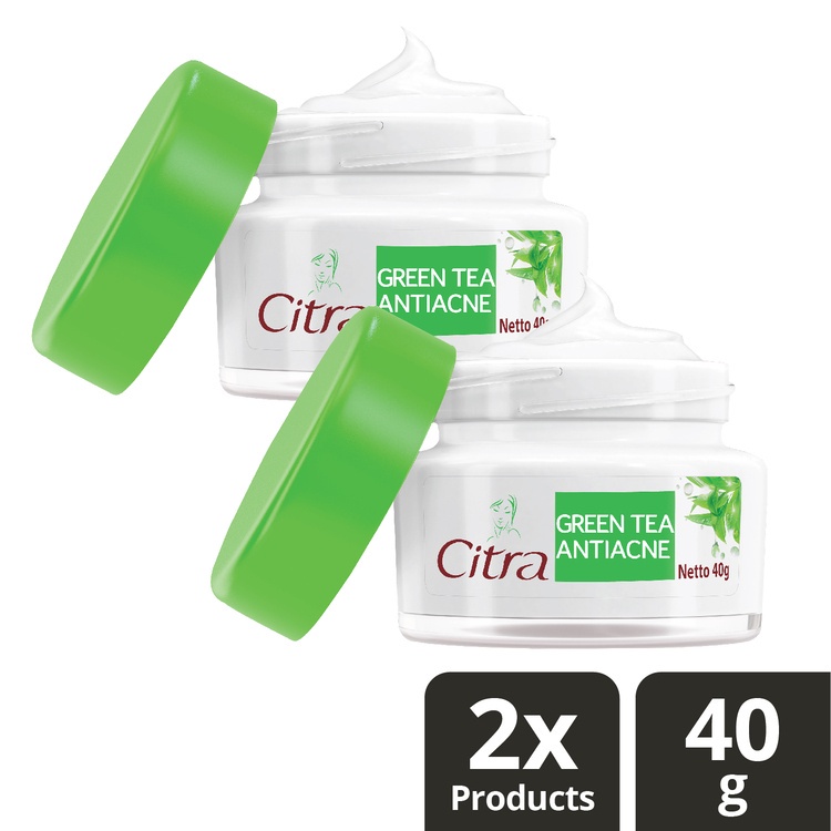 Jual Citra Moisturizer Krim Wajah Pelembab Wajah Anti Acne Green Tea