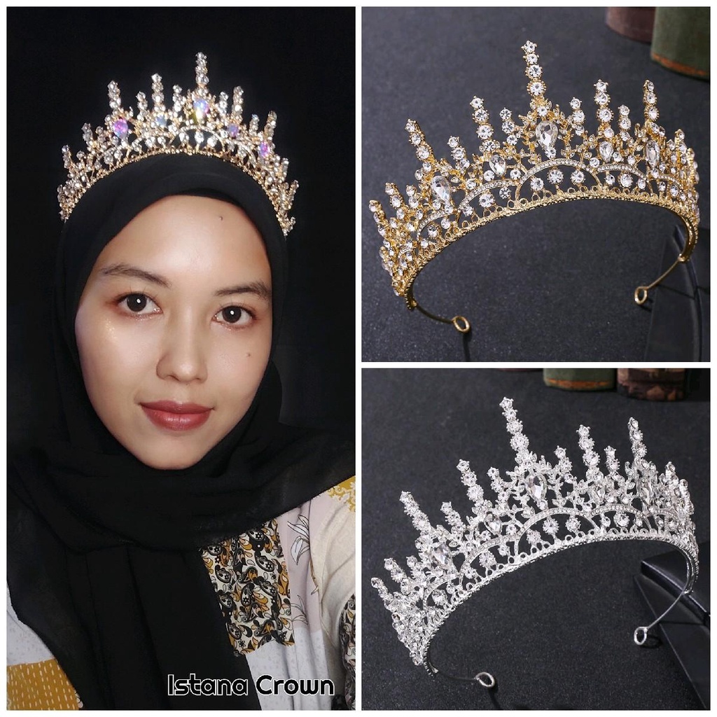 Jual Tally Crown Mahkota Pengantin Wedding Crown Mewah Shopee Indonesia