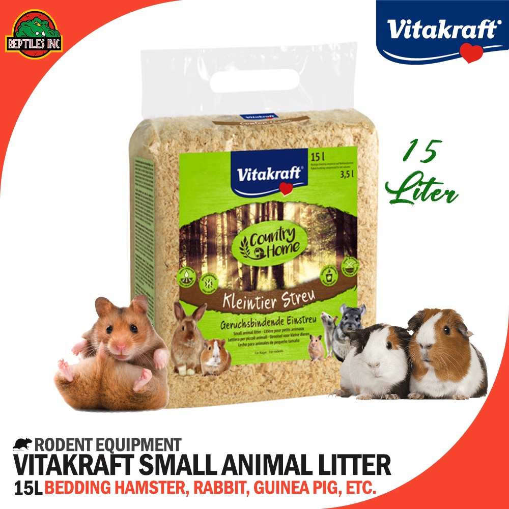 Jual Vitakraft Serbuk Kayu Small Animal Litter Alas Hamster Kelinci Guinea Pig 15L Shopee
