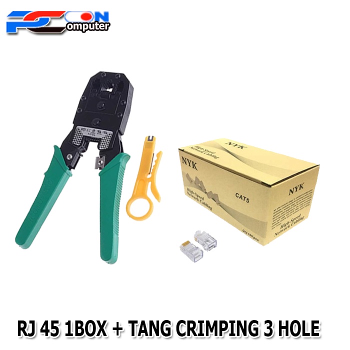 Jual M-Tech Original Tang Crimping Tools 3 plus RJ 45 | Shopee Indonesia
