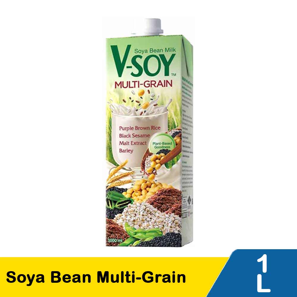Jual VSoy Multi Grain 1000 ml V Soy Susu Soya Bean Susu Kedelai