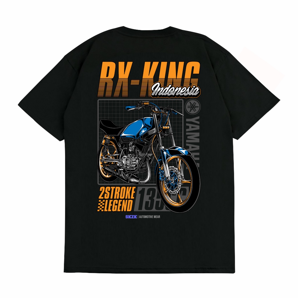 Jual GILAN Baju Kaos T Shirt Distro Unisex Gambar Motor Yamaha Rx King ...