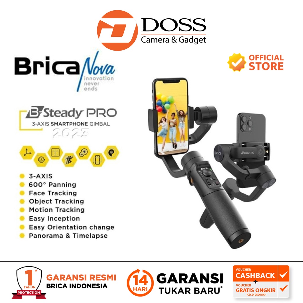 Jual Brica B-Steady Pro New 2023 3-Axis Stabilizer B-Steady Pro 2023 ...