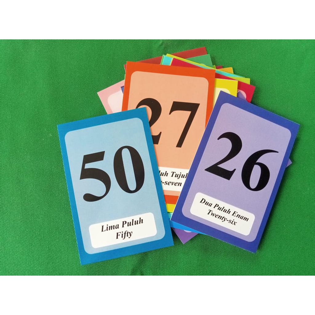 Jual Flashcard/Mainan Edukasi Anak/Angka II/Harga Murah | Shopee Indonesia