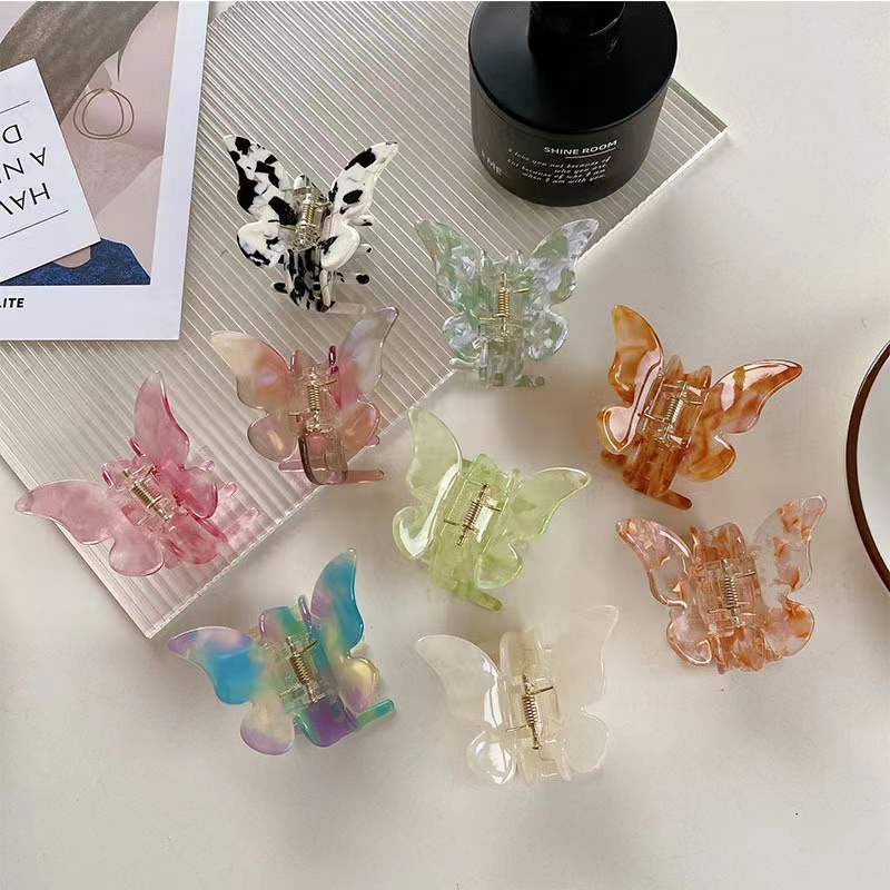Jual Town Shell BUTTERFLY PATTERN Korean Hair Claw / Jepit Rrambut ...