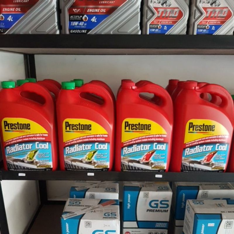 Jual prestone radiator coolant 4Lmerah hijau Shopee Indonesia