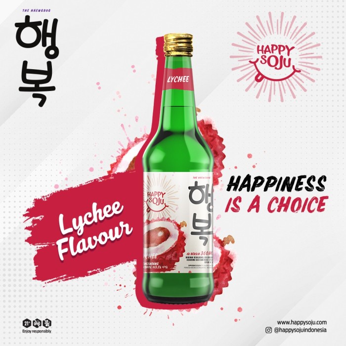 Jual Happy Soju Lychee Shopee Indonesia