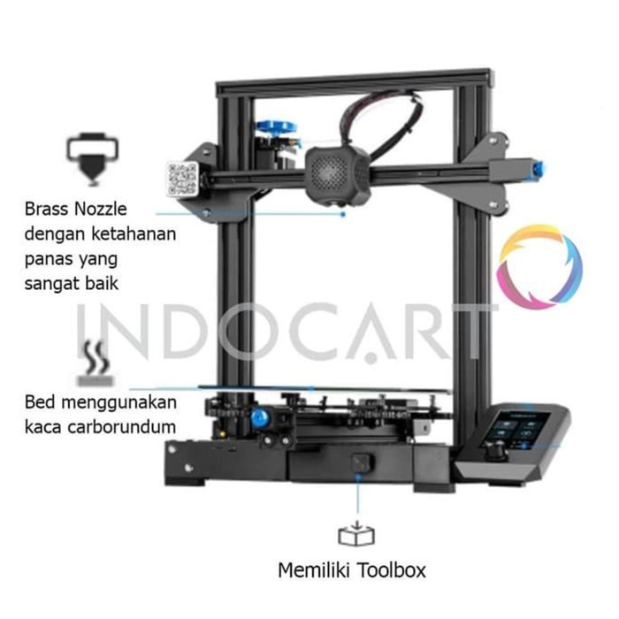 Jual 3D Printer Creality Ender 3 V2 Versi Prusa I3 Garansi Resmi
