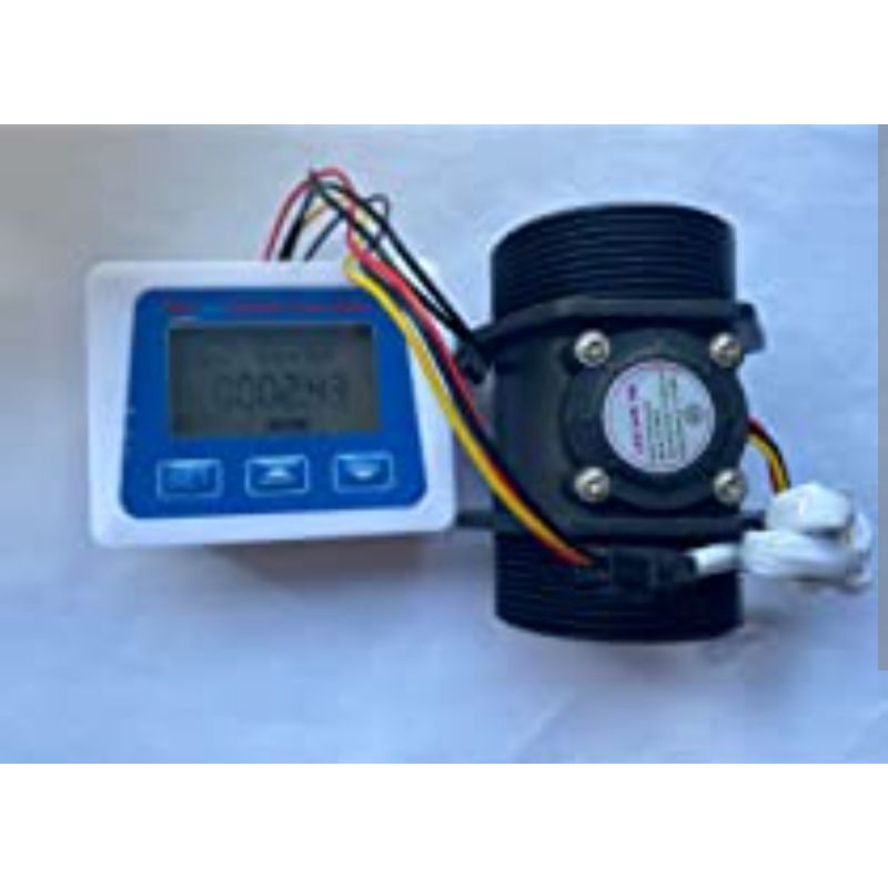 Jual Digital Flow Meter Display With Flow Sensor 2 inch Shopee Indonesia