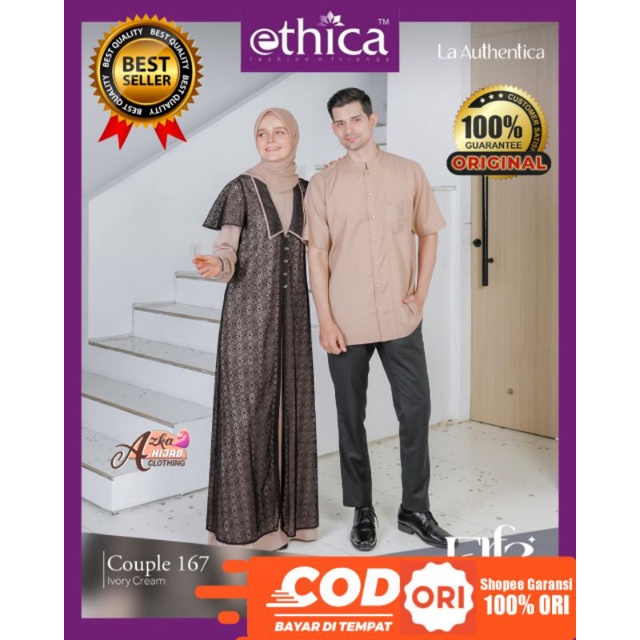 Jual Ready Stock Sarimbit Ethica Elfa Couple Baju Couple