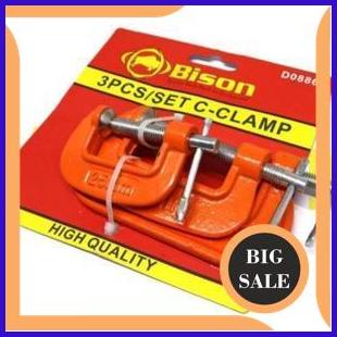 Jual parts Klem C Set Clamp C Set Penjepit Catok Kayu 1 2 3 inch 1F3B23 ...