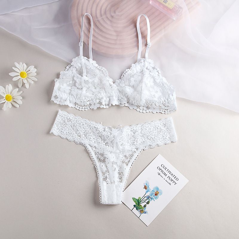 Jual Emily Set Bra + Panties Setelan Dalaman Pakaian Dalam Wanita Renda ...