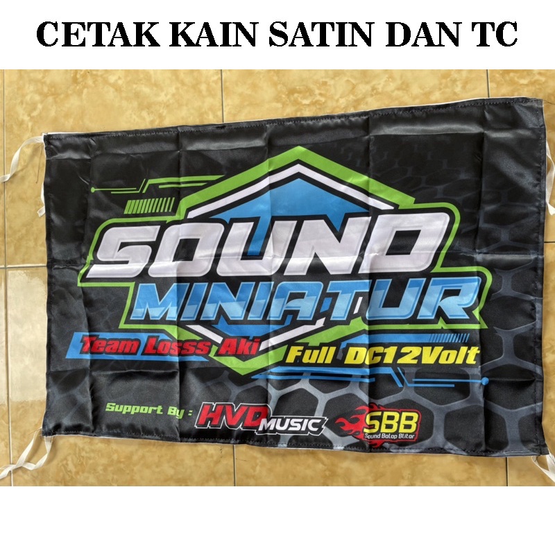 Jual Cetak Bendera Custom Kain Satin Dan Kain Kilap Dan Tc Terbaik Shopee Indonesia