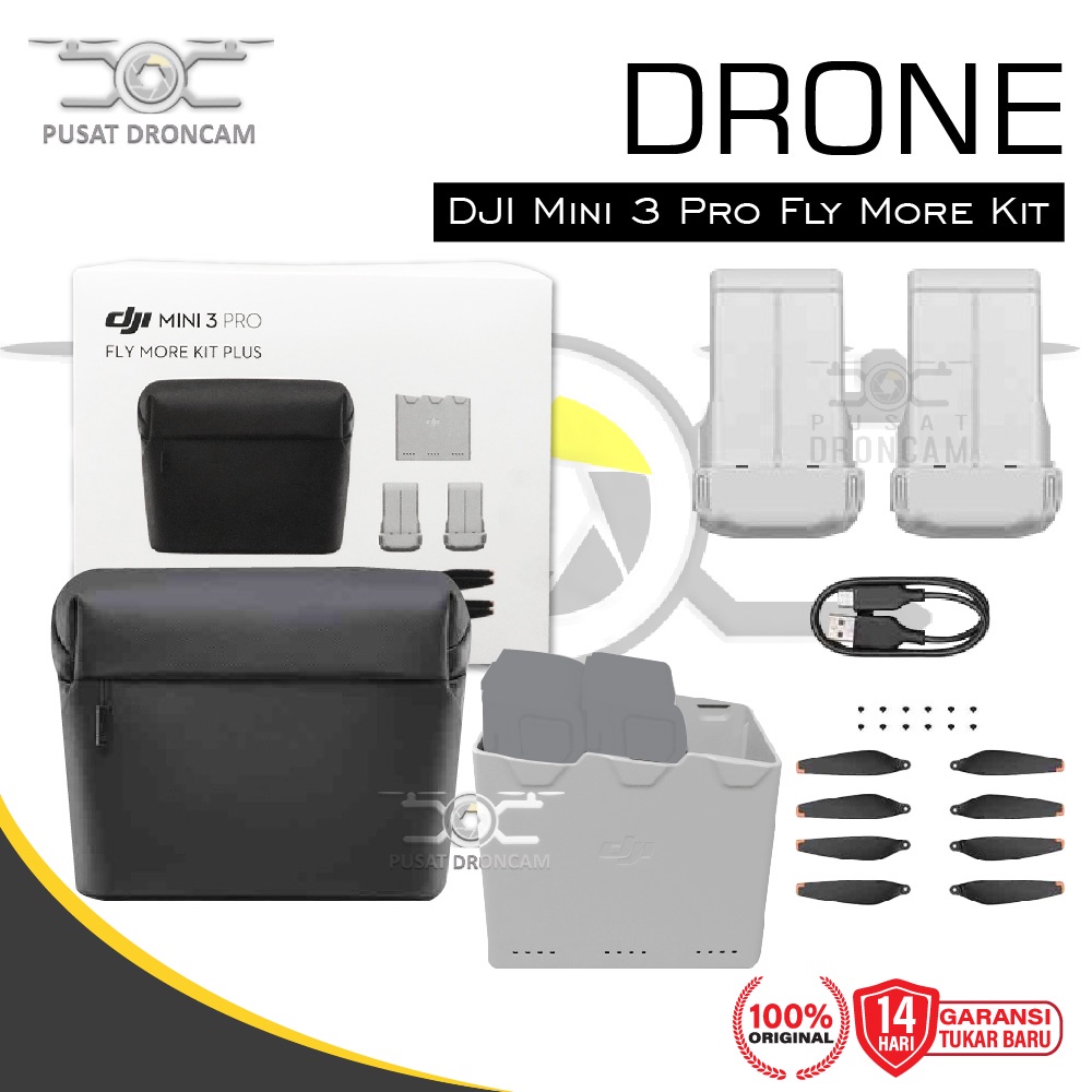 Jual DJI Mini 3 Pro Fly More Kit Plus - Mini III | Shopee Indonesia