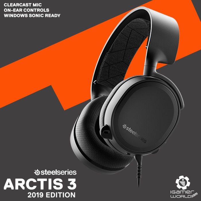 Jual STEELSERIES ARCTIS 3 BLACK GAMING HEADSET ORIGINAL Shopee Indonesia