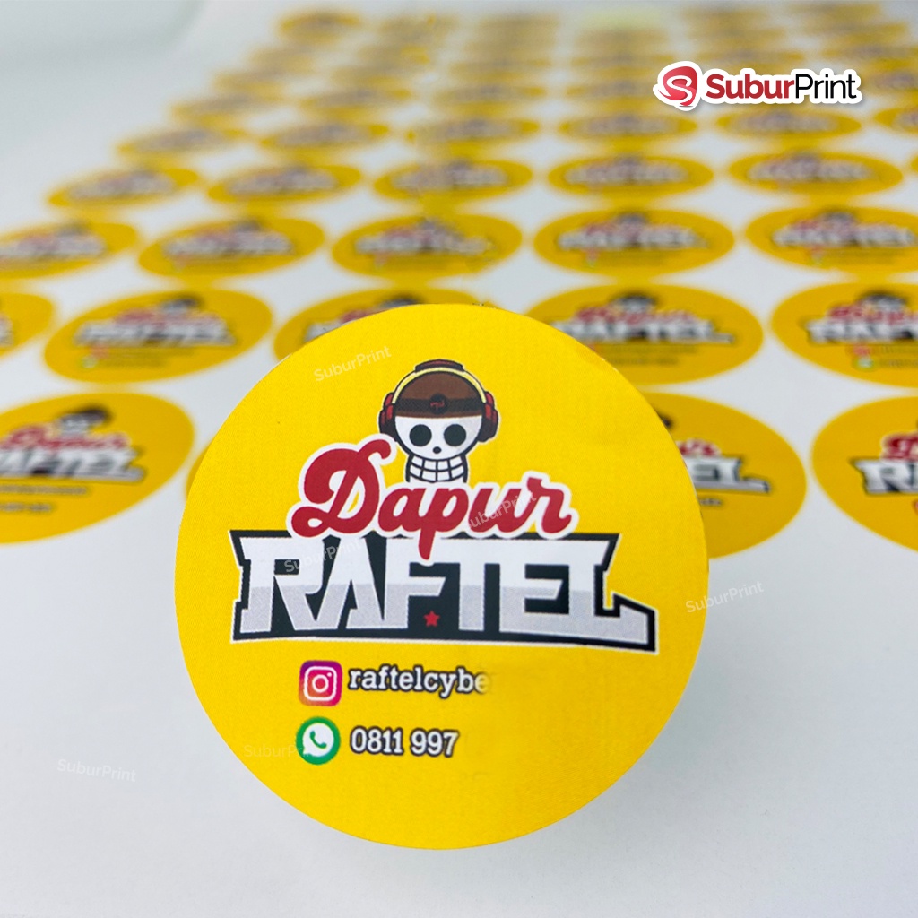 Jual Cetak Stiker Vinyl A3 Glossy Ant Air Sudah Cutting Tinggal Tempel ...