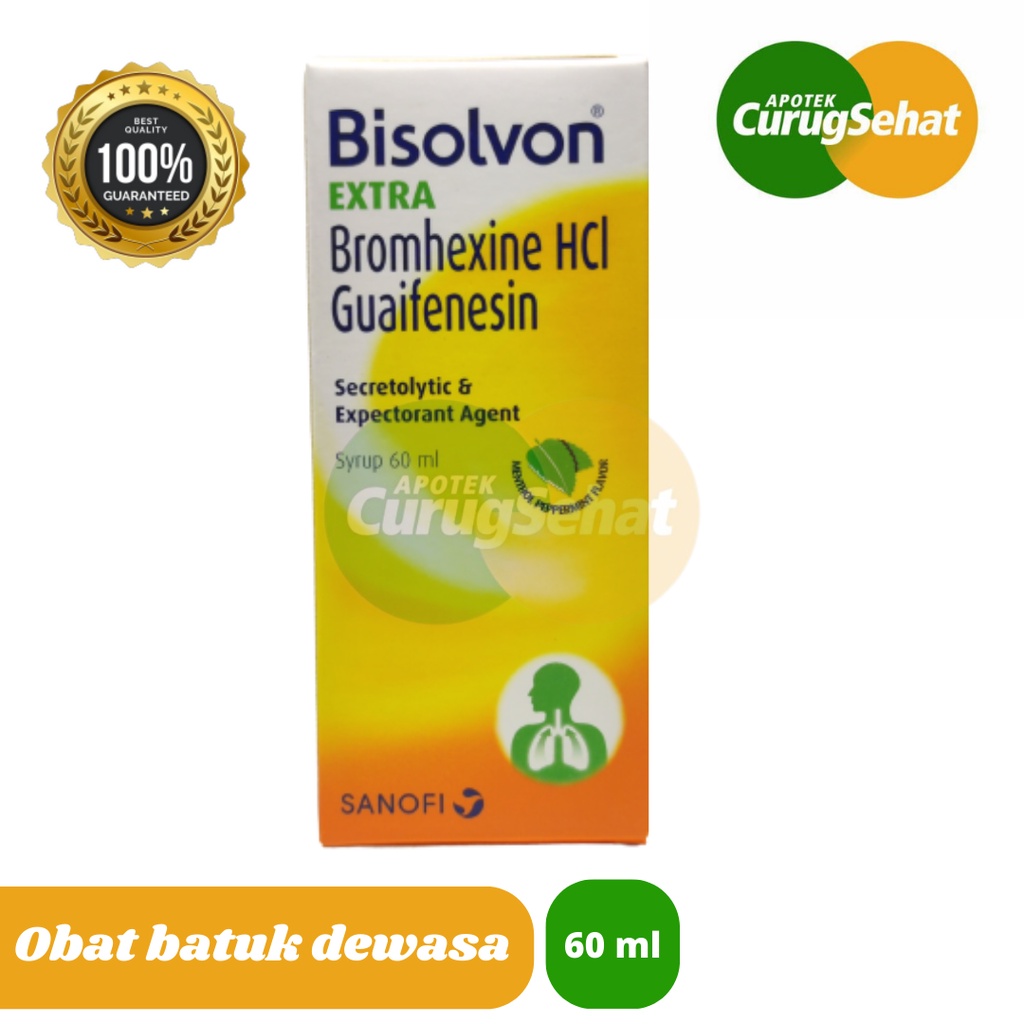 Jual Bisolvon Extra Sirup Obat Batuk Sirup Dewasa 60 Ml Shopee