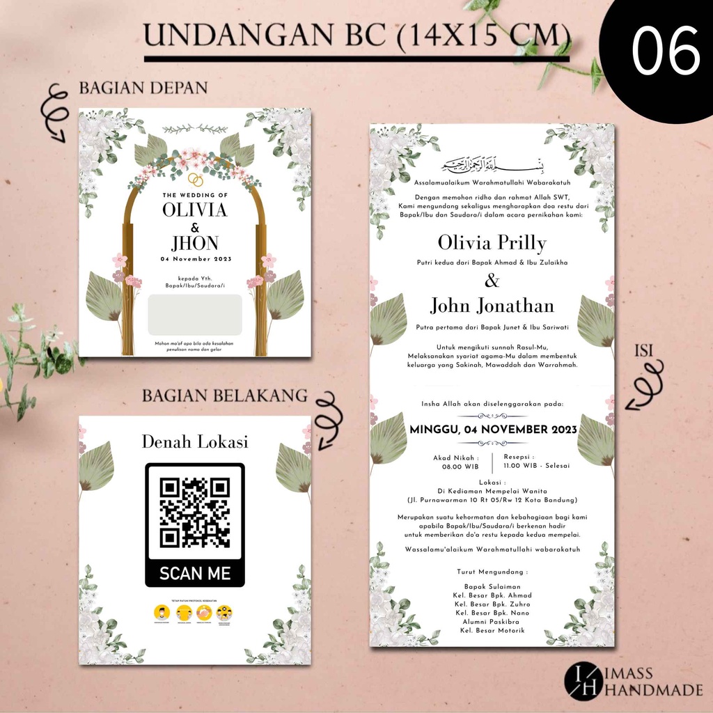 Jual UNDANGAN MURAH / UNDANGAN KEKINIAN | Shopee Indonesia