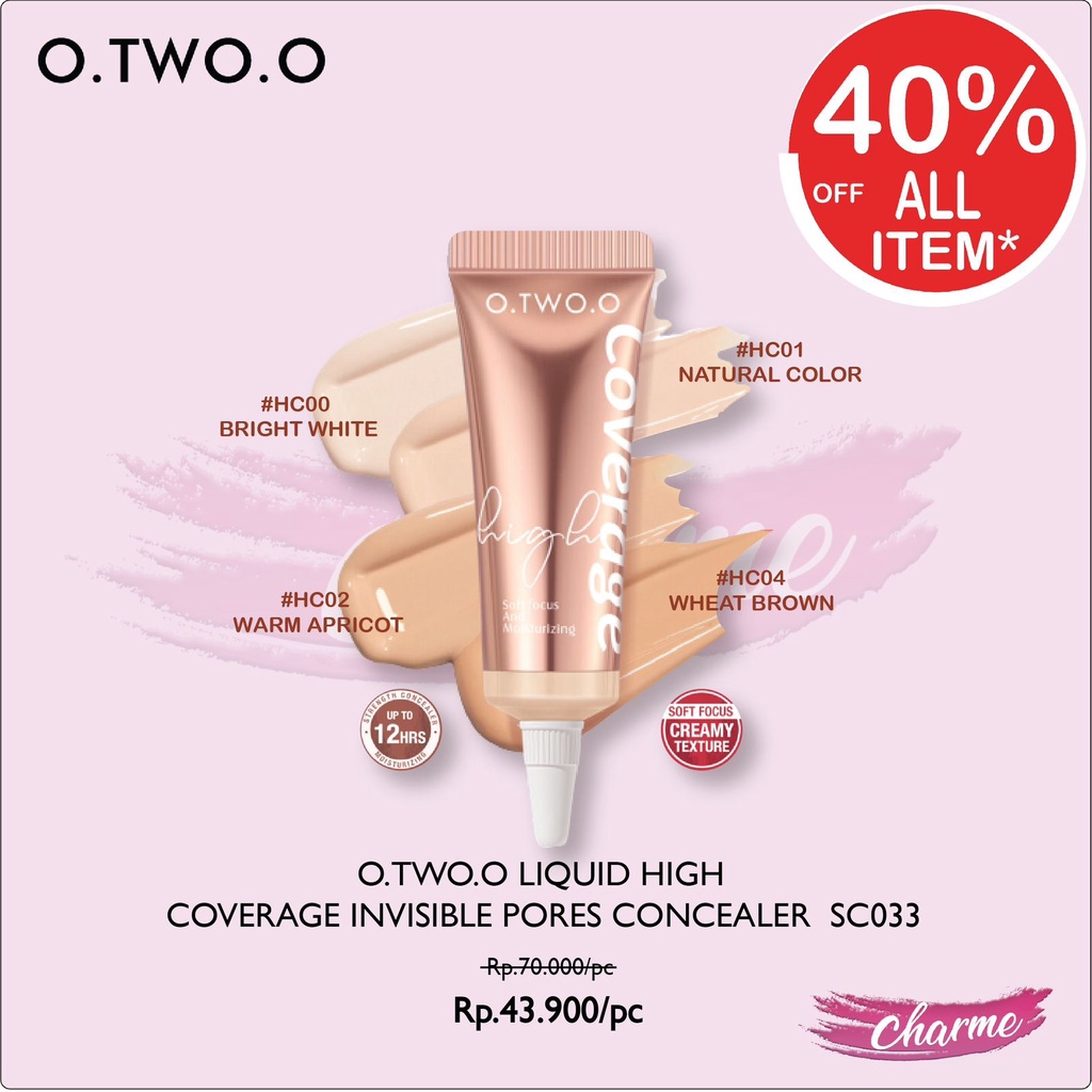 Jual (READY & ORI) O.TWO.O Otwoo High Coverage Concealer SC033 | Shopee ...