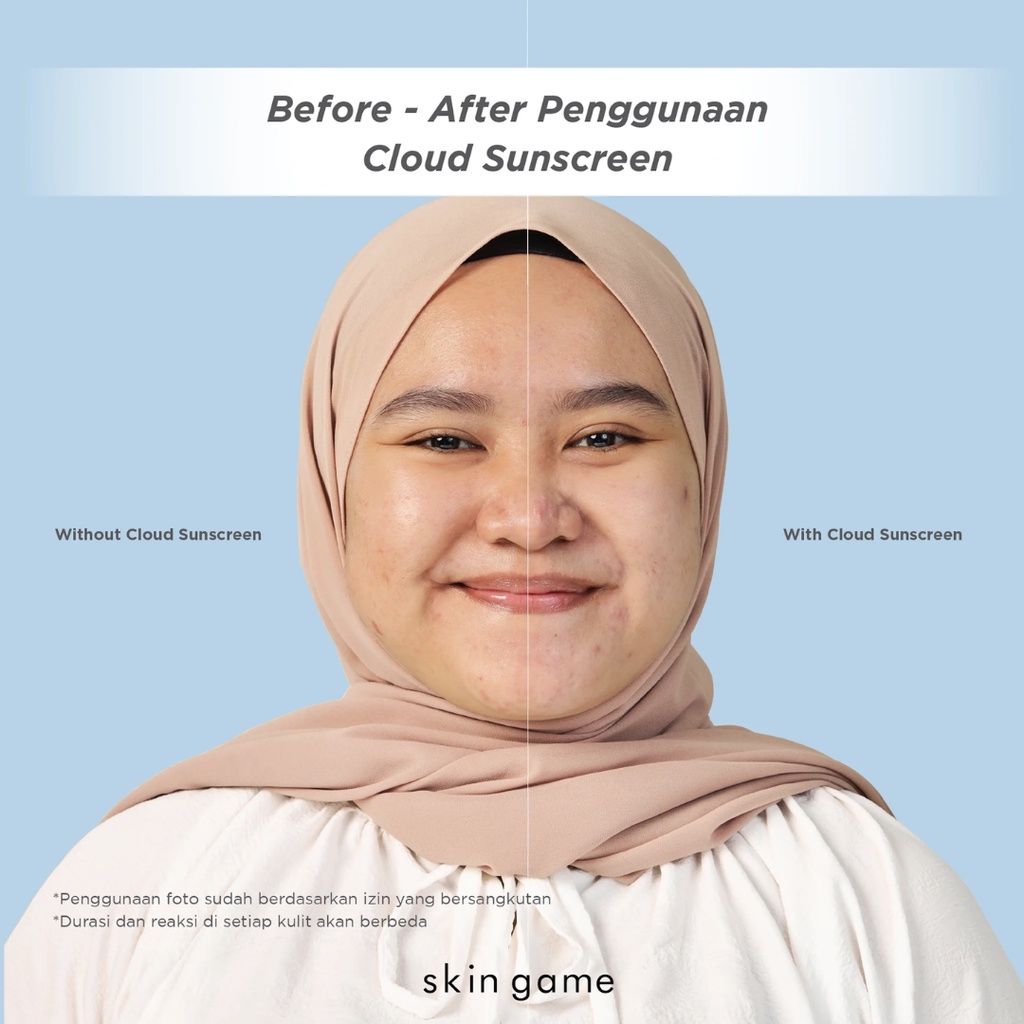 Jual Skin Game Daily Cloud Sunscreen SPF 50 PA+++ | Shopee Indonesia