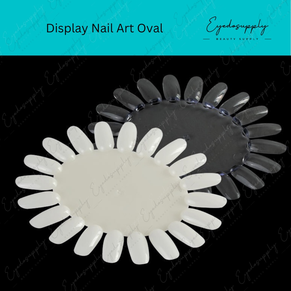 Jual NAIL CHART DISPLAY WHEEL / OVAL COLOR CHART NAIL POLISH / LATIHAN