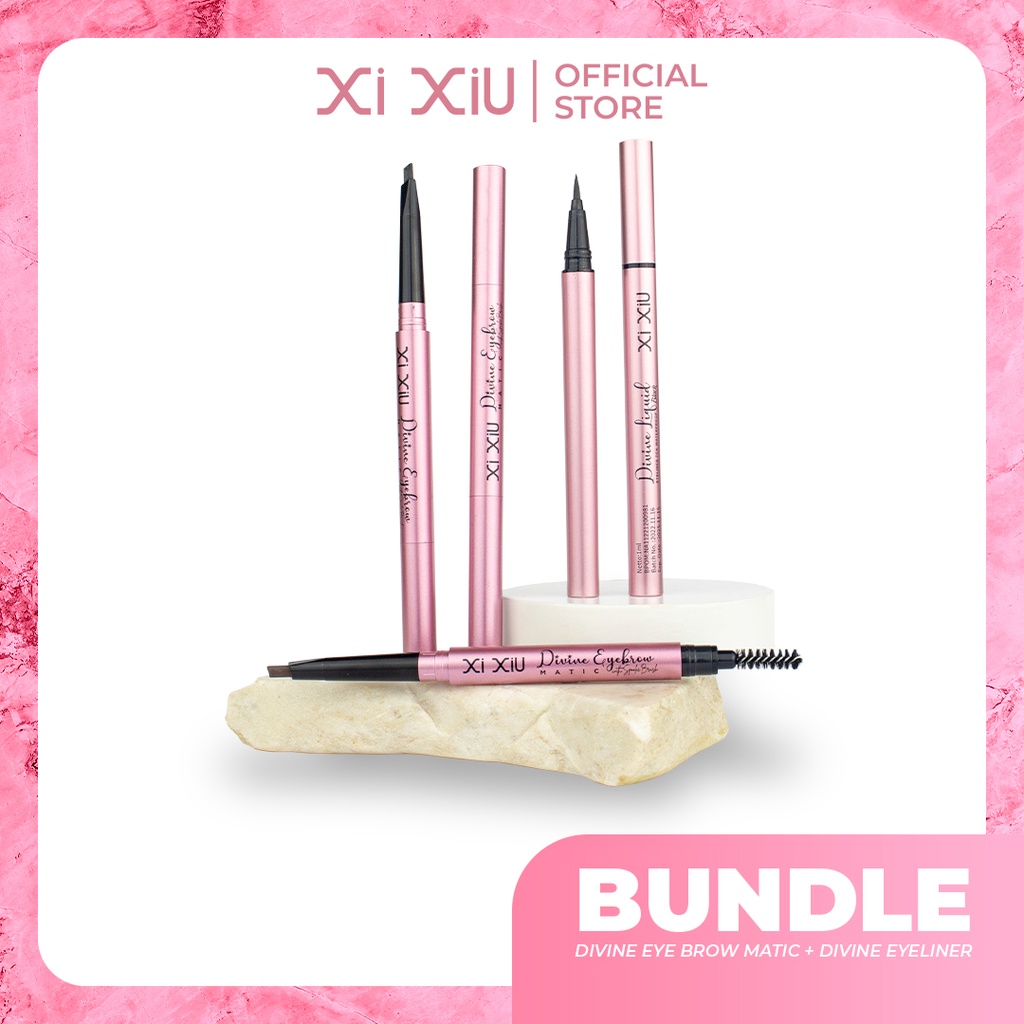 Jual Xi XiU BUNDLE DIVINE LIQUID EYELINER PEN WATERPROOF BLACK DIVINE