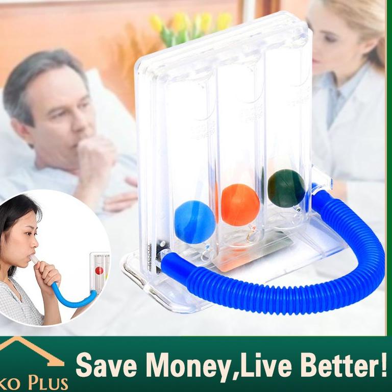 Jual Respirometer Incentive Spirometry Fisioterapi Nafas Spirometer 3 Bola Ball Pengukur Nesco