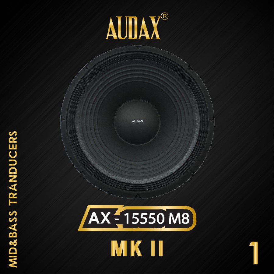 Jual Audax Speaker Pasif 15" AX15550 M8 MID & BASS Transducers MK II