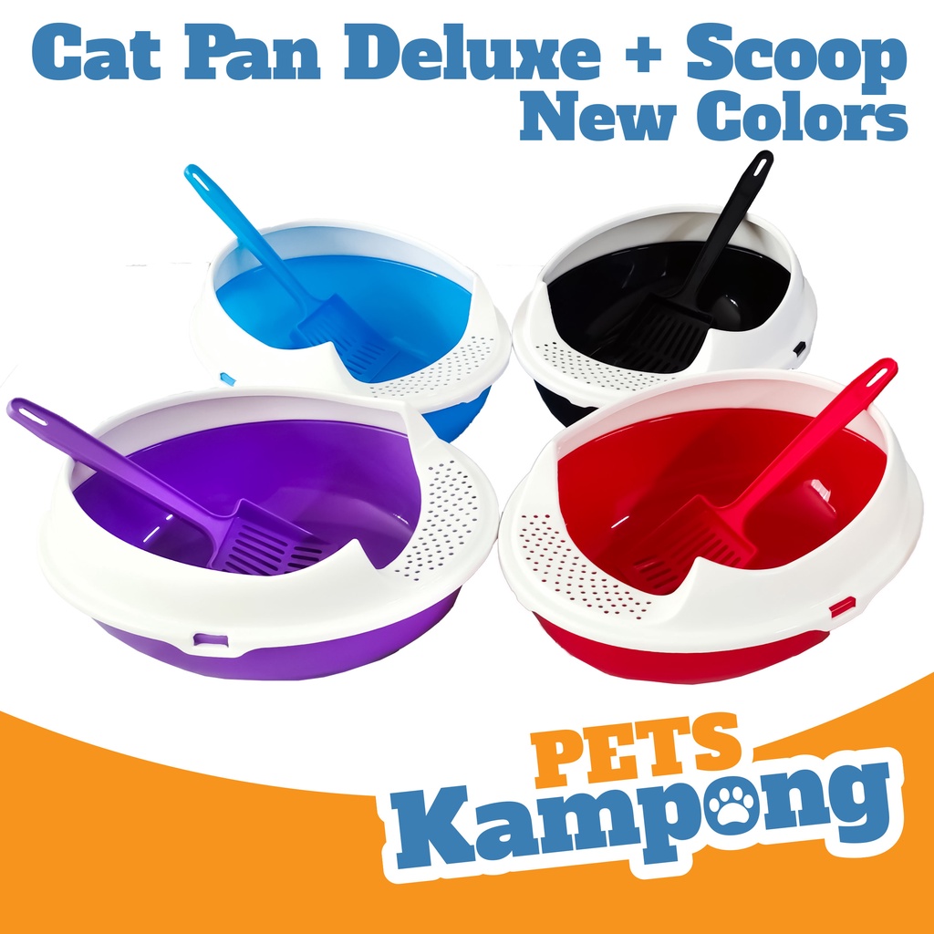 Jual Opo Cat - Bak Pasir Medium Serokan & Tutup Cat Pan litter box ...