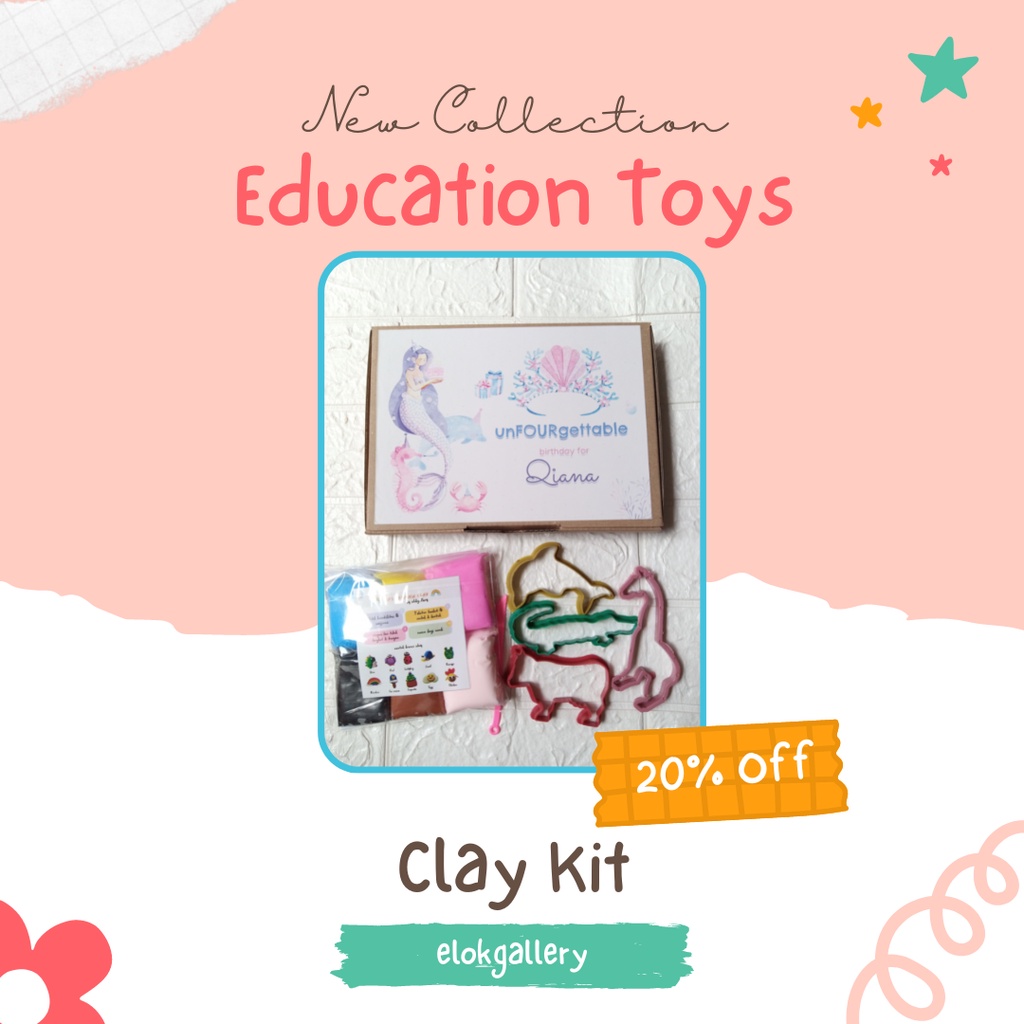 Jual Clay Kit (mainan edukasi craft anak) | Shopee Indonesia