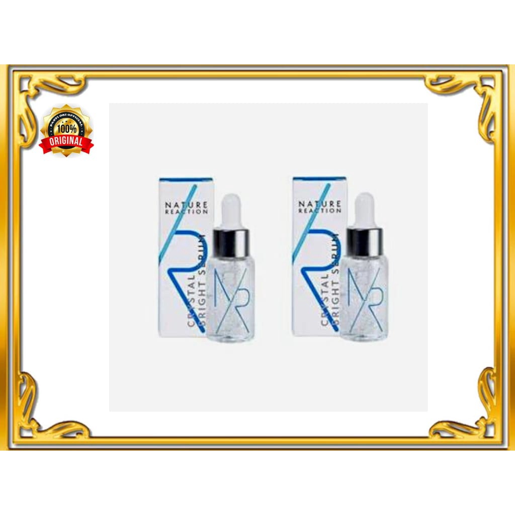 Jual Nature Reaction Crystal Bright Serum Kulit Muka Wajah Original