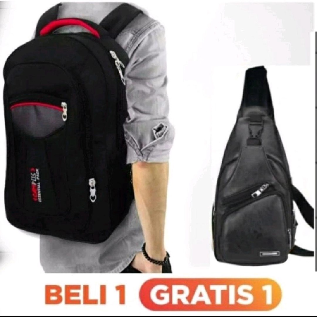 Jual Beli 1 GRATIS 1 RANSEL POLO Combie Sleting Tengah ( HARGA GLOSIR