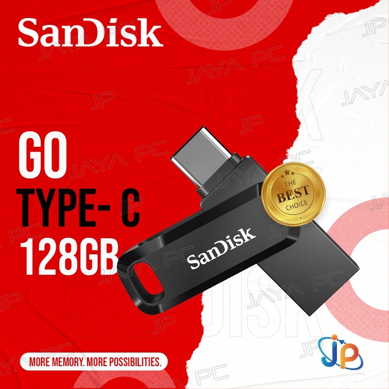 Jual Flashdisk Sandisk Ultra Go Otg Type C 128gb Flash Disk 128 Gb Usb 3 1 Shopee Indonesia