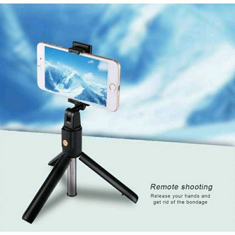 Jual K07 TRIPOD 2 IN 1 / MINI DEKSTOP TONGSIS TRIPOD SELFIE STICK ...