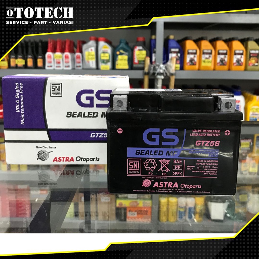 Jual AKI GS ASTRA GTZ5S (GSMF-GTZ-5S) | Shopee Indonesia