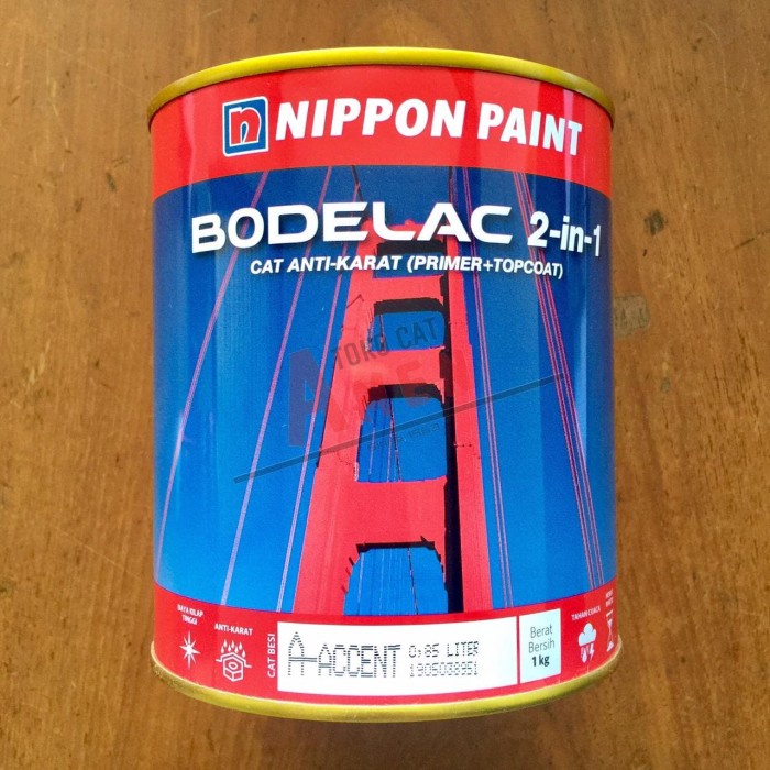 Jual Nippon Paint Bodelac In Matt Kg Bedrock Bottom Cat Anti Karat Shopee Indonesia