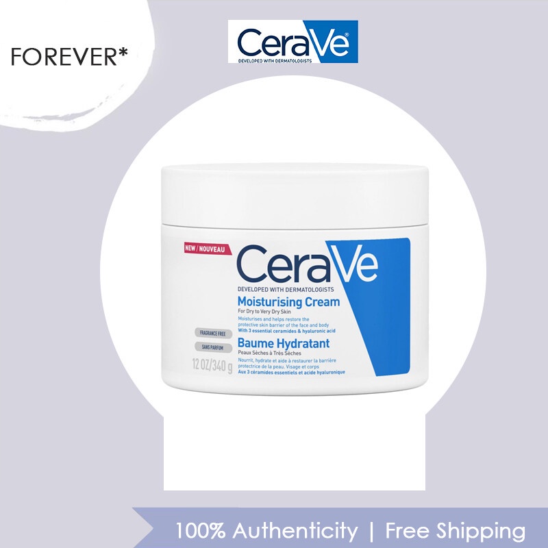 Jual Cerave Moisturizing Cream for Dry to very Dry Skin 454g Shopee
