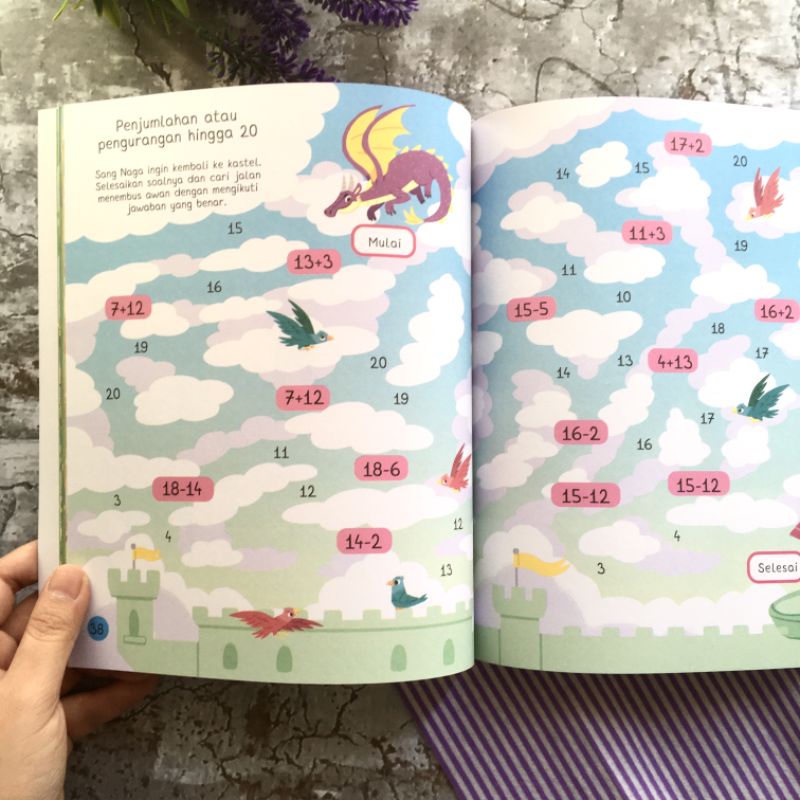 Jual Buku Aktivitas Angka Math Mazes: Penjumlahan dan Pengurangan ...