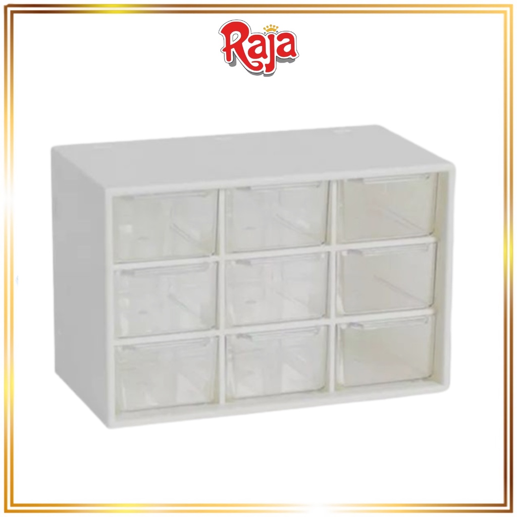 Jual Raja Grosir | Kotak Laci Perhiasan / Aksesoris Mini 9 Sekat ...