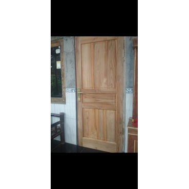 Jual pintu kayu jati ,kusen jati ,pintu bahan jati | Shopee Indonesia