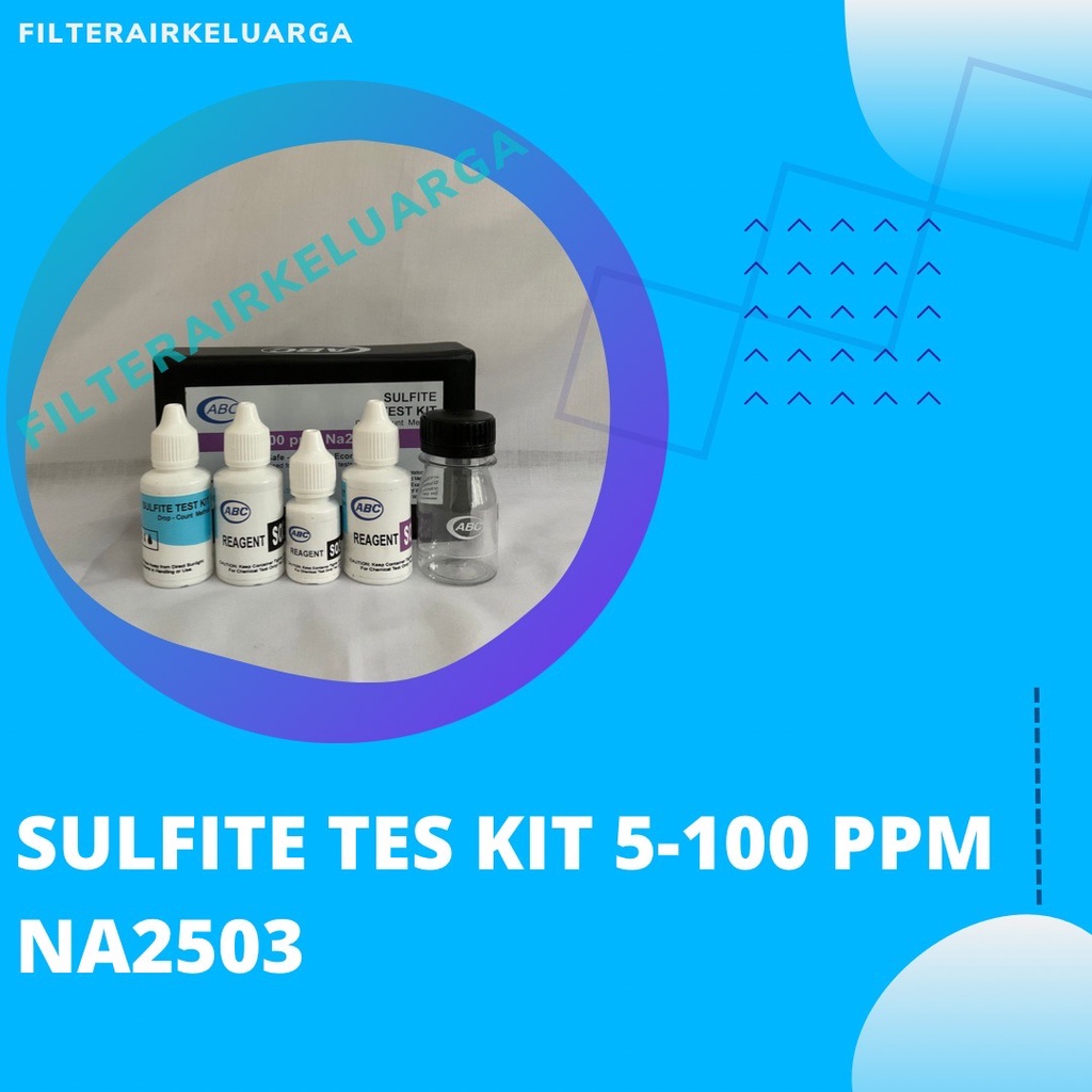 Jual SULFITE TEST KIT 5100 PPM Na2SO3 Shopee Indonesia