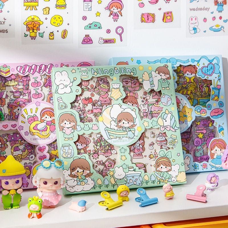 Jual Stiker Anak isi 100 Lembar Sticker 2D Viral | Shopee Indonesia