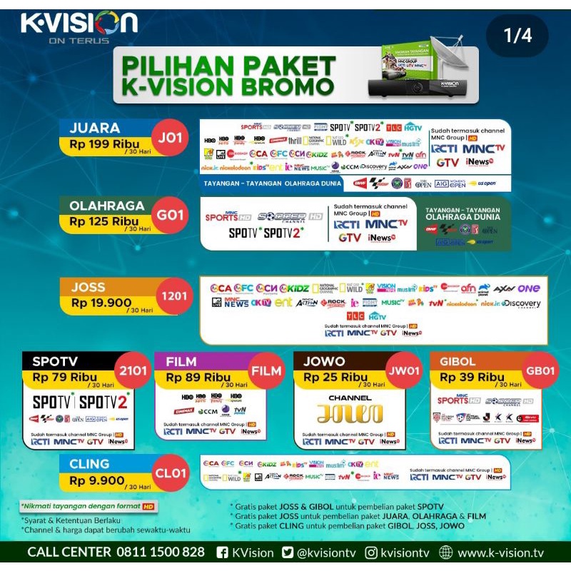 Jual PAKET CLING K-VISION | Shopee Indonesia
