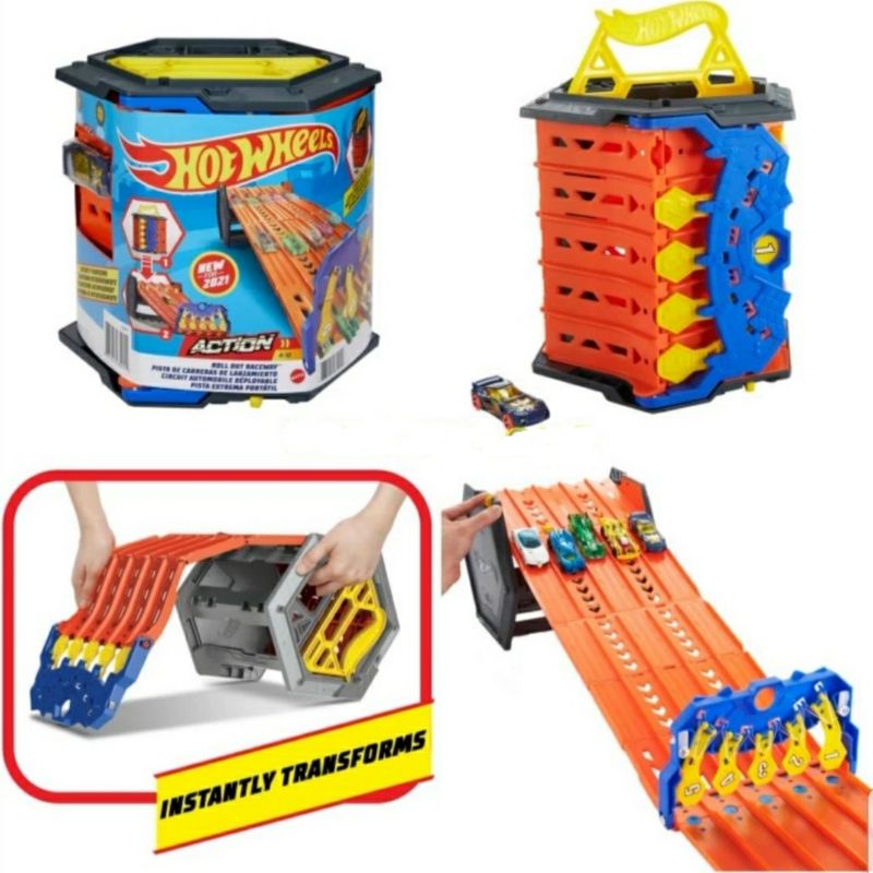Jual Hotwheels Track Hotwheels Roll Out Raceway.Track Set.Original ...