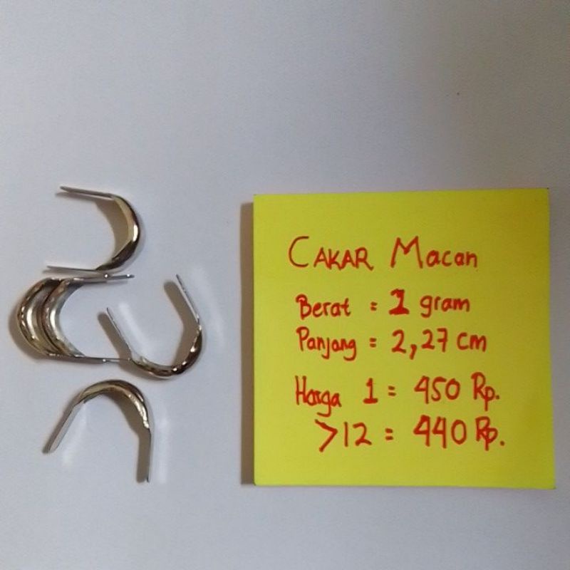 Jual Cakar Macan Satuan untuk penutup handle atau tali tas | Shopee ...